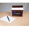 Dacasso Walnut & Leather Business Card Holder AG-8407 - alternate 4